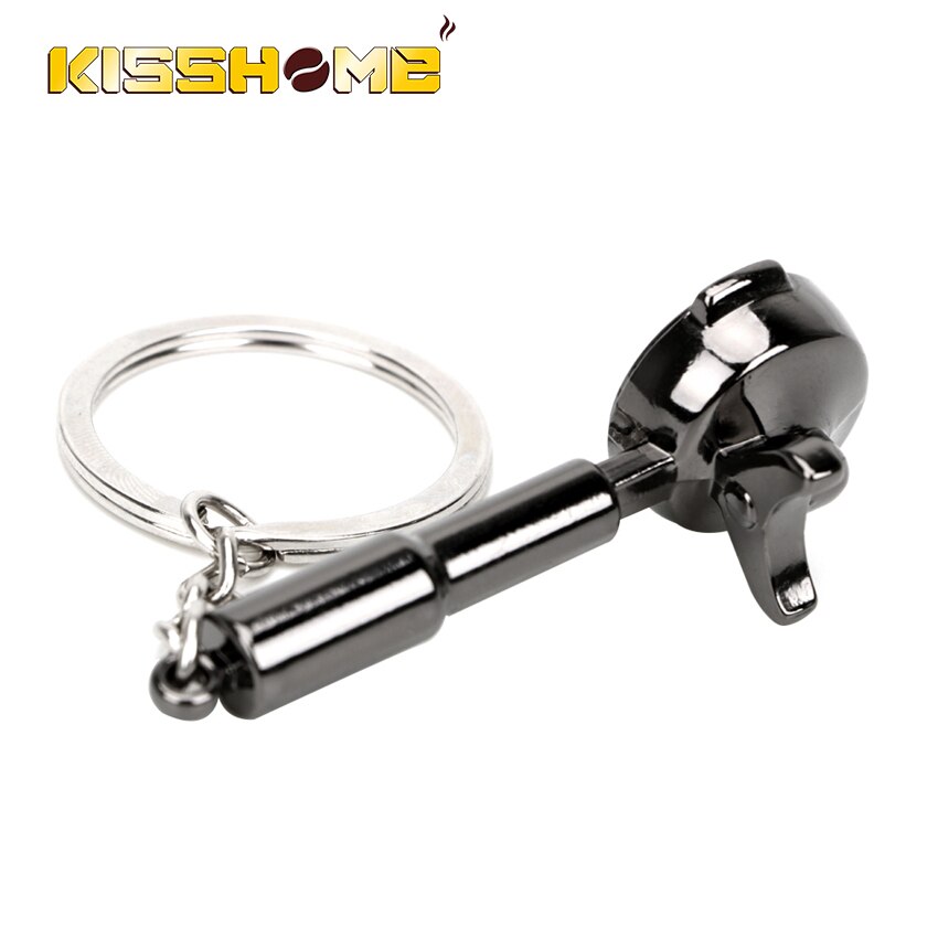 mini caffè portafiltro portachiavi macchina da caffè creativa portachiavi accessori auto macchina-messa in piega portachiavi in metallo dorato regalo Barista