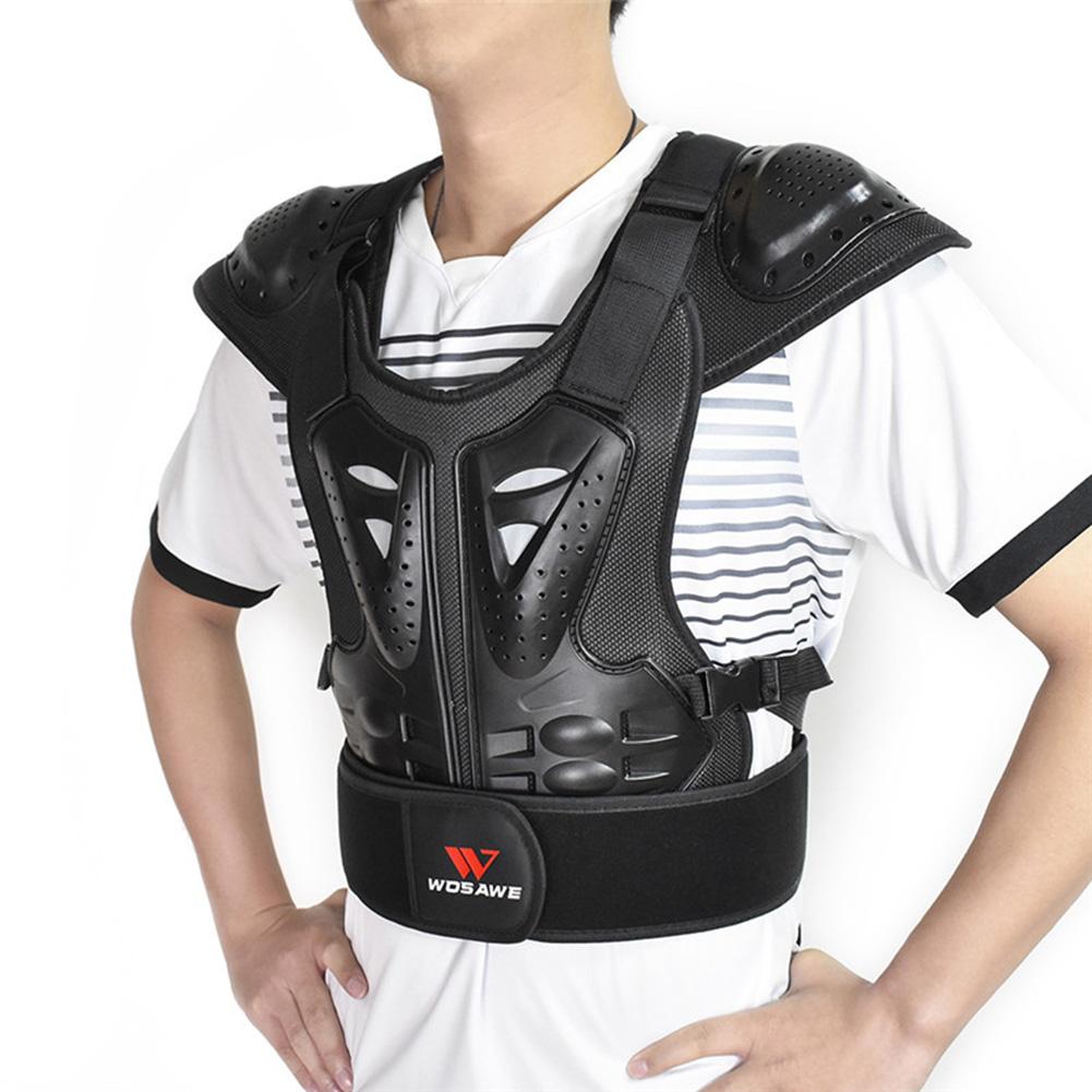 Volwassen motorvest, borst, rug, schouderbescherming, beschermende uitrusting, motorcross, skiën, schaatsen, beschermende uitrusting