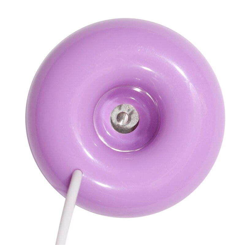 Mini Luft Ultraschall-luftbefeuchter USB Schreibtisch Krapfen Dampf Diffusor Tragbare Luftbefeuchter Kreative Luftreiniger Für Heimat Sekretariat: Lila