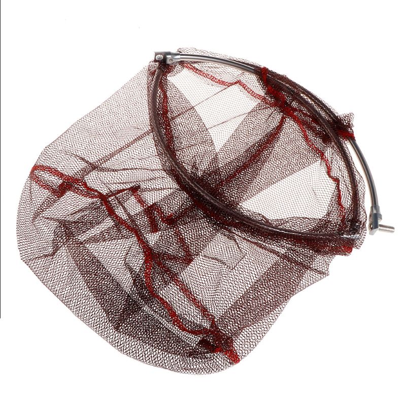 Fishing Net Mesh Bag Silicone Landing Net High Density Tackle Accessories 35/40cm Portable R3ME