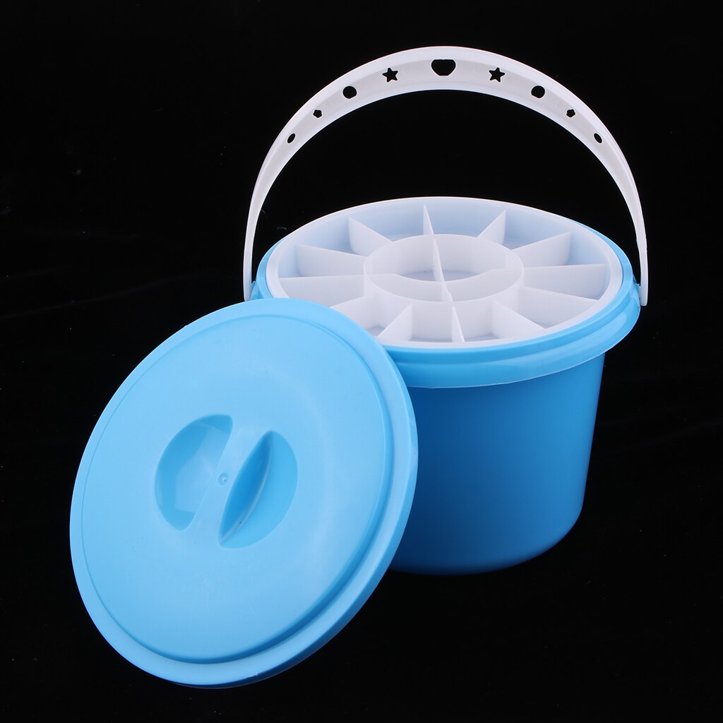 Multifunction Paint Brush Bucket Basin Wash Pen Barrel Brush Washer Palette: Default Title