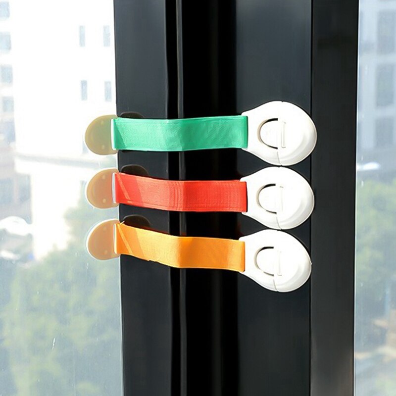 Cerradura de armario de seguridad para chico y bebé de 2 piezas, cerradura de bloqueo para cajones de chico s, Pestillos de rayas de plástico para refrigerador y puertas de taquillas