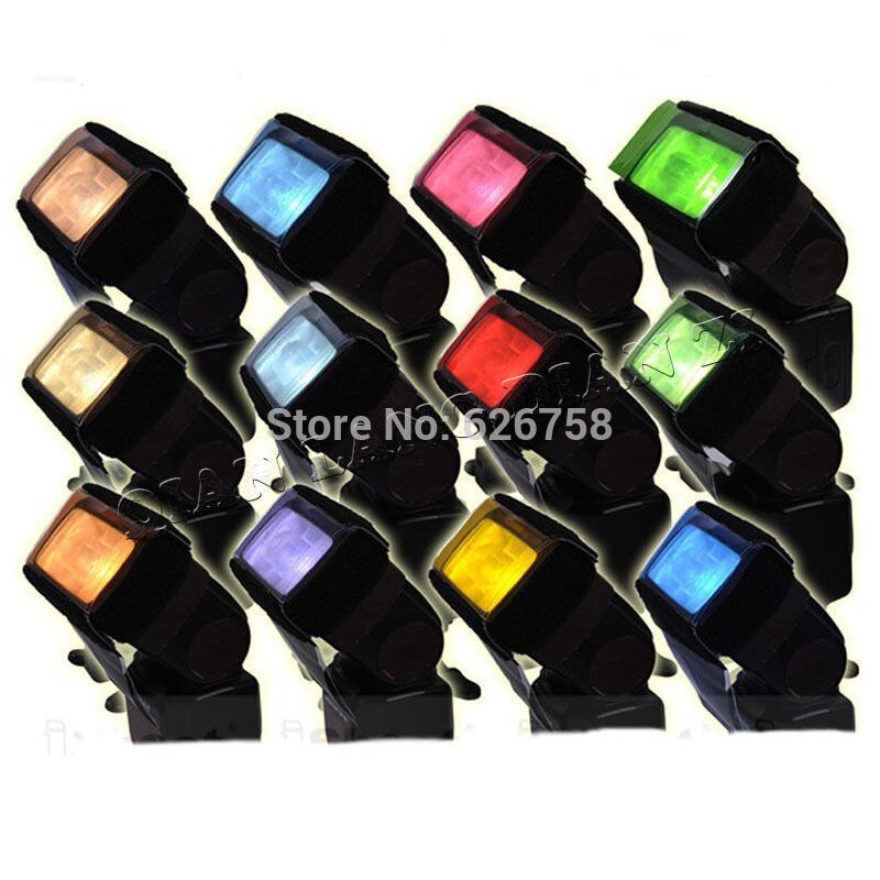 ¡Novedad! 12 piezas de tarjeta de color para Flash Strobist Gel Filter Balance de Color con banda de goma, difusor de iluminación