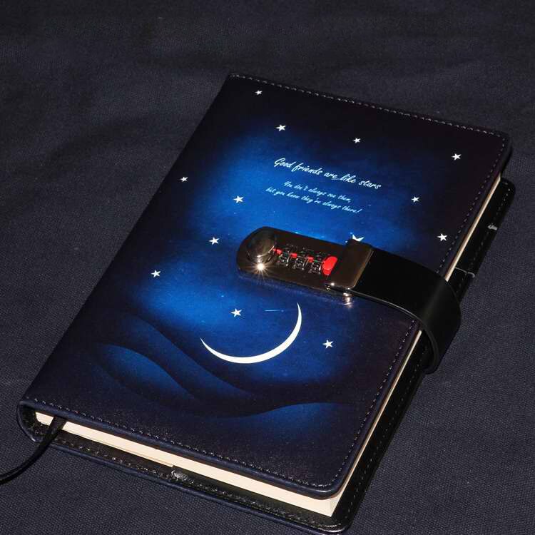 Cuaderno de diario con bloqueo de contraseña, páginas, 130 páginas, para estudiantes que mantienen secretamente la agenda, 260: Borgoña