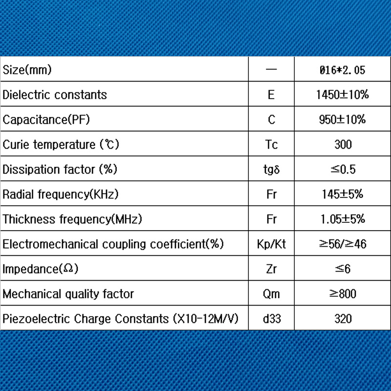 Ultrasonic Piezoelectric Ceramic Disc 16*2.05mm-PZT4 Piezo Disks PZT Crystals Sensor Elements Chips Cleaning Transmitter Chip