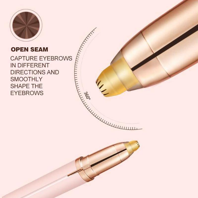 1pc Mini Electric Eyebrow Trimmer Painless Eye Brow Epilator Shaver Razors Portable Facial Hair Remover For Women