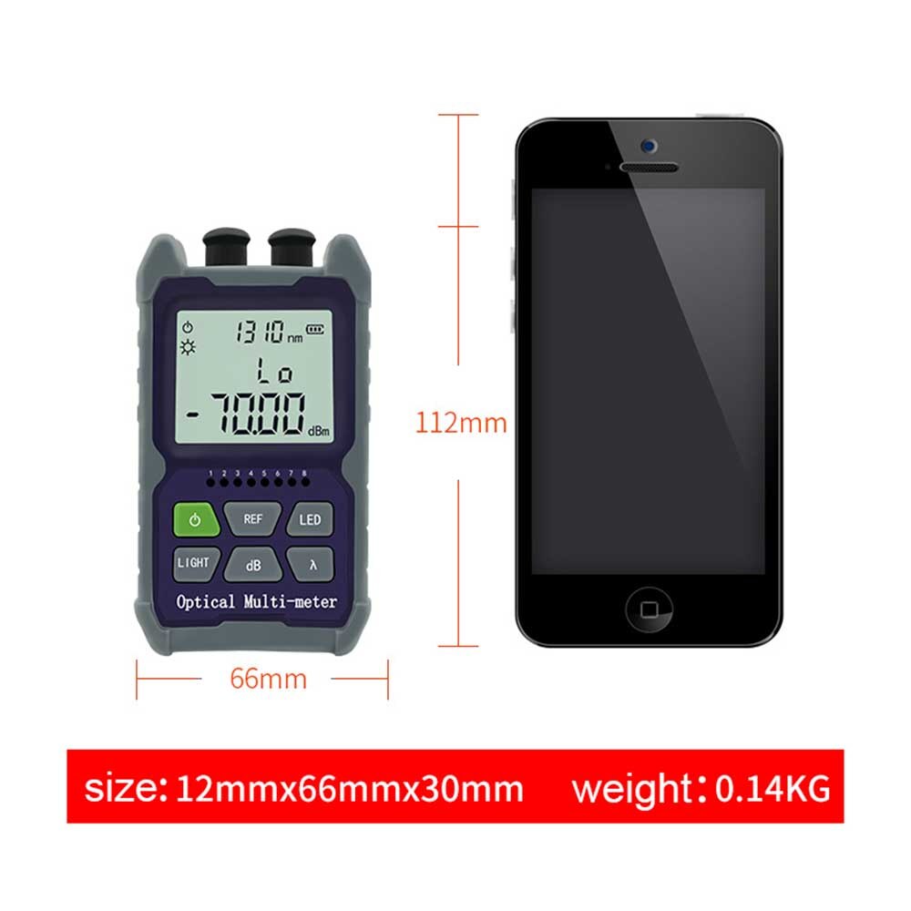 Mini 4 in 1 Optical Power Meter Visual Fault Locator Network Cable Test optical fiber tester 5km 15km 30KM VFL