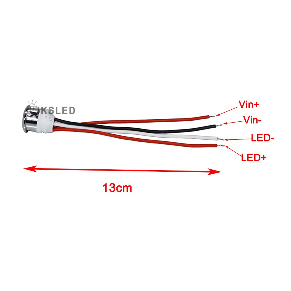 4A 5V 12V 24V Touch Switch Stepless Dimming Metal Touch Button Light Switch Fit For DC 5V 12V -24V LED Strip