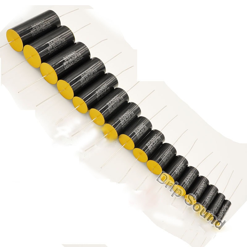 2pcs 0.22uF-4.0uF 250V Speaker Frequency Divider Amplifier Crossover Loudspeakers Filter Circuit Non-Polarity Capacitor