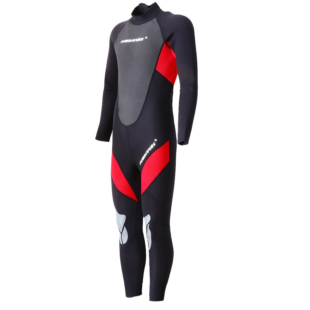 Men Wetsuits 3mm Skins Diving Suit For Diving Snorkeling & Swimming: Red M