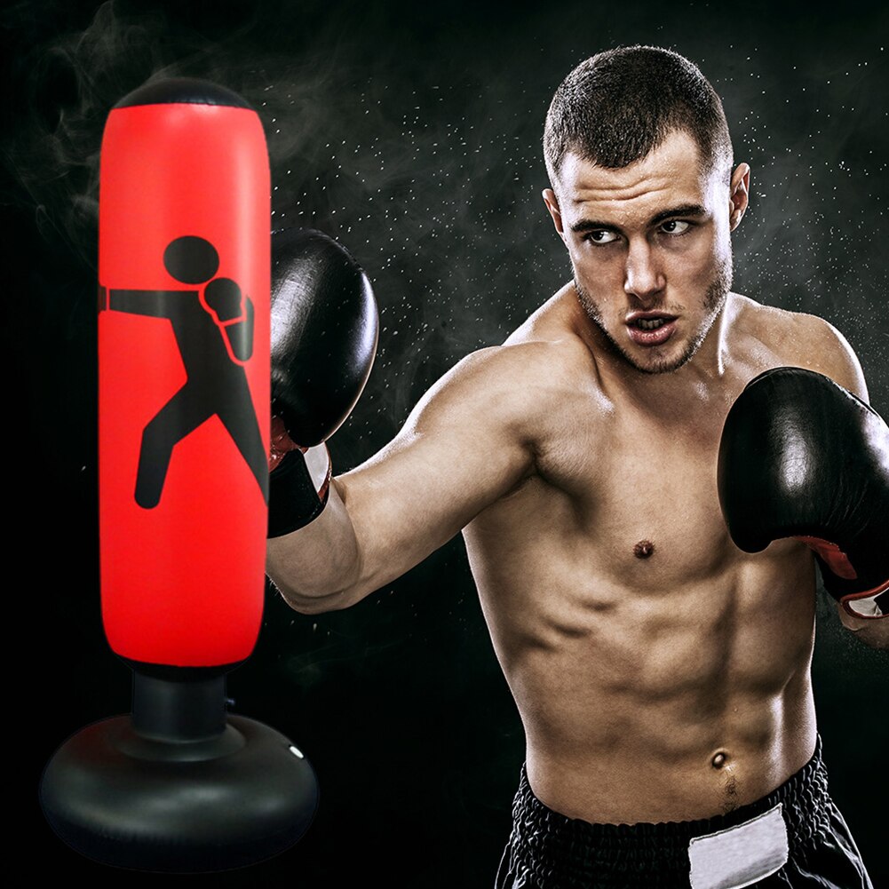 Boxing Training Equipment Kickboxing Muay Inflatable Bag Free-Stand Tumbler Release Punching Sandbag for Kids Adults
