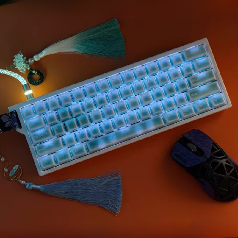 Funda para teclado de aleación de aluminio Gh60 Hm66, funda para teclado mecánico para juegos Cnc personalizado 60% para ordenador Wooting60he Mojo60 Xr60 Hm66