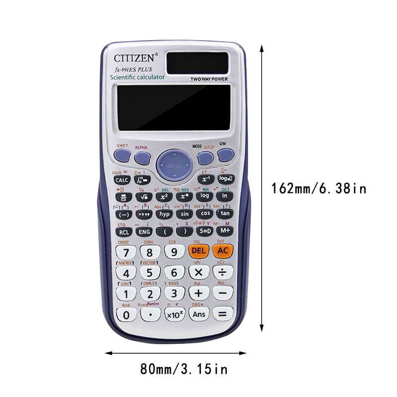 Calculadora Científica multifuncional, herramientas informáticas para uso en la oficina escolar, suministros para estudiantes, artículos de papelería,