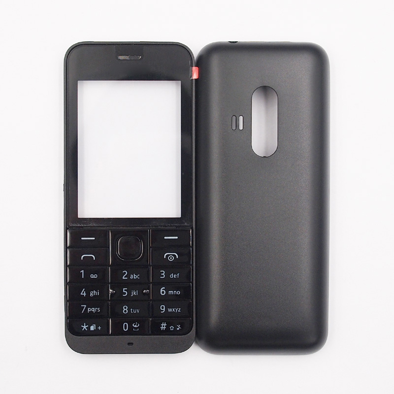 BaanSam Kleurrijke Behuizing Case Voor Nokia 220 Met Engels Toetsenbord