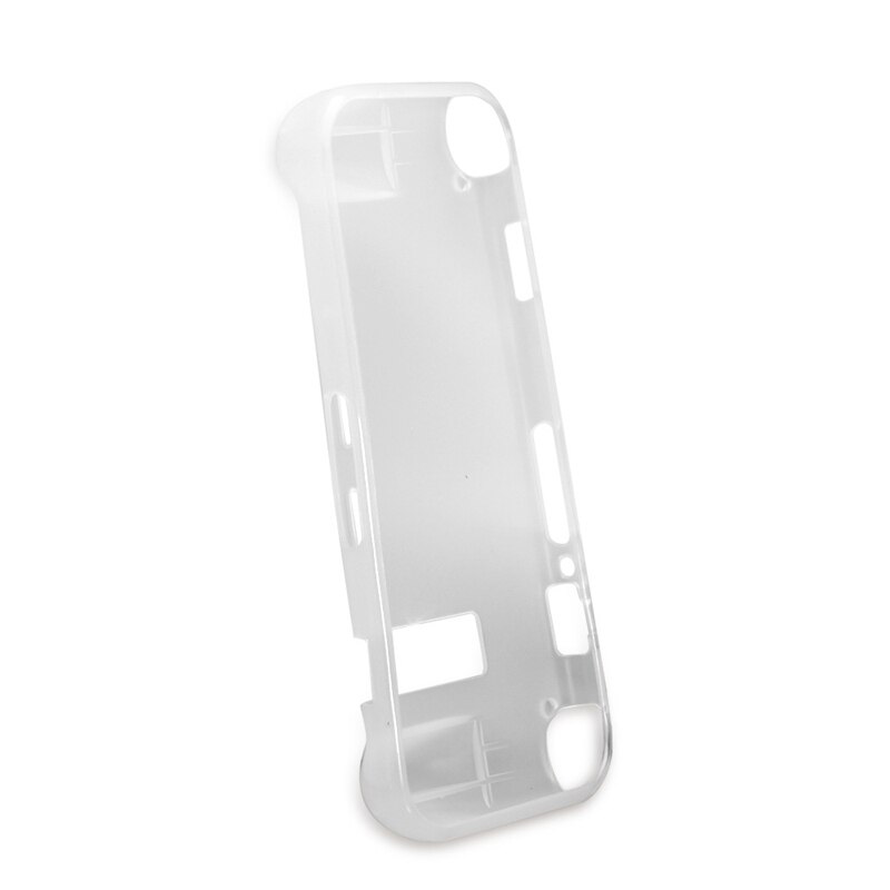 AMS-TPU anti-rayures housse arrière Premium cristal clair choc avec verre trempé protecteur d'écran pour Nintendo Switch blanc