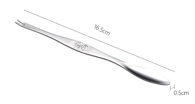 304 rostfritt stål krabba formgjuten snabb skaldjur hummer knäcke fisk och skaldjur verktyg klipp nål gaffel plockar tång mutter set