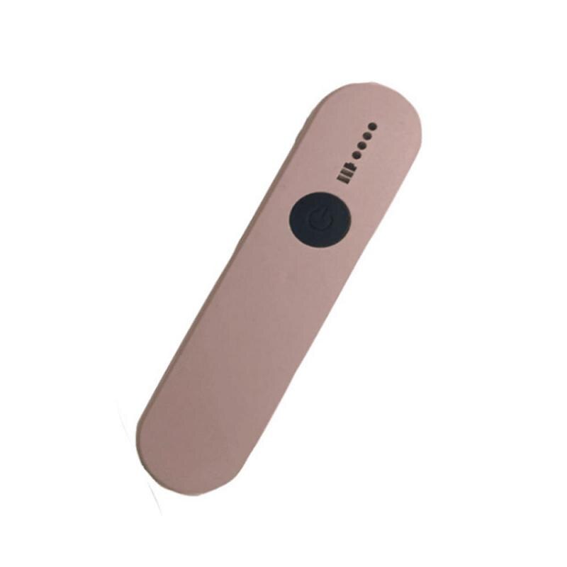 Handheld Ultraviolet Germicidal Light 3 Color UVC Disinfection Lamp Portable LED USB Recharge Household Sterilization Bulb Lamp: pink