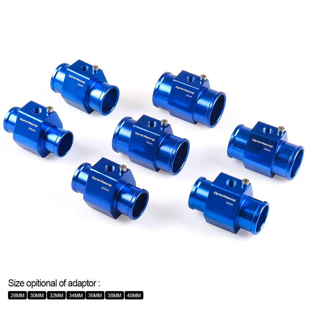 2INCH 52MM White Led Water Temperature Gauge 40-120 Celsius With 1/8NPT Water Temperature Seal Pipe Sensor Adapter