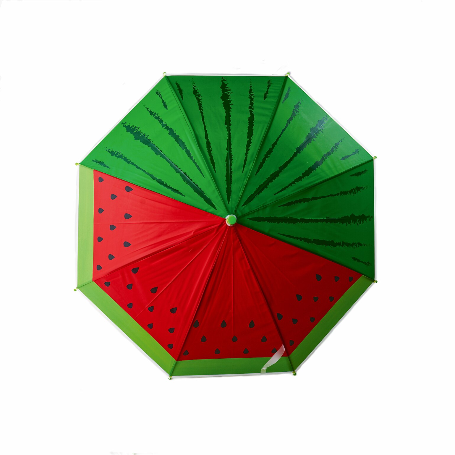 Automatic Straight Umbrella Children Cartoon Cute Fruit an Umbrella Lightweight Children Whistle: Watermelon