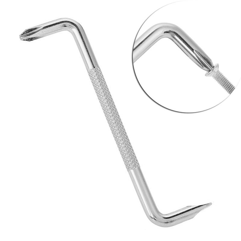 Z Typ 6mm Schlitz-schraubendreher Magnetische Spitze Schraube Fahrer Schlüssel Doppel Kopf Drehen Schraubendreher Auto Reparatur Werkzeug