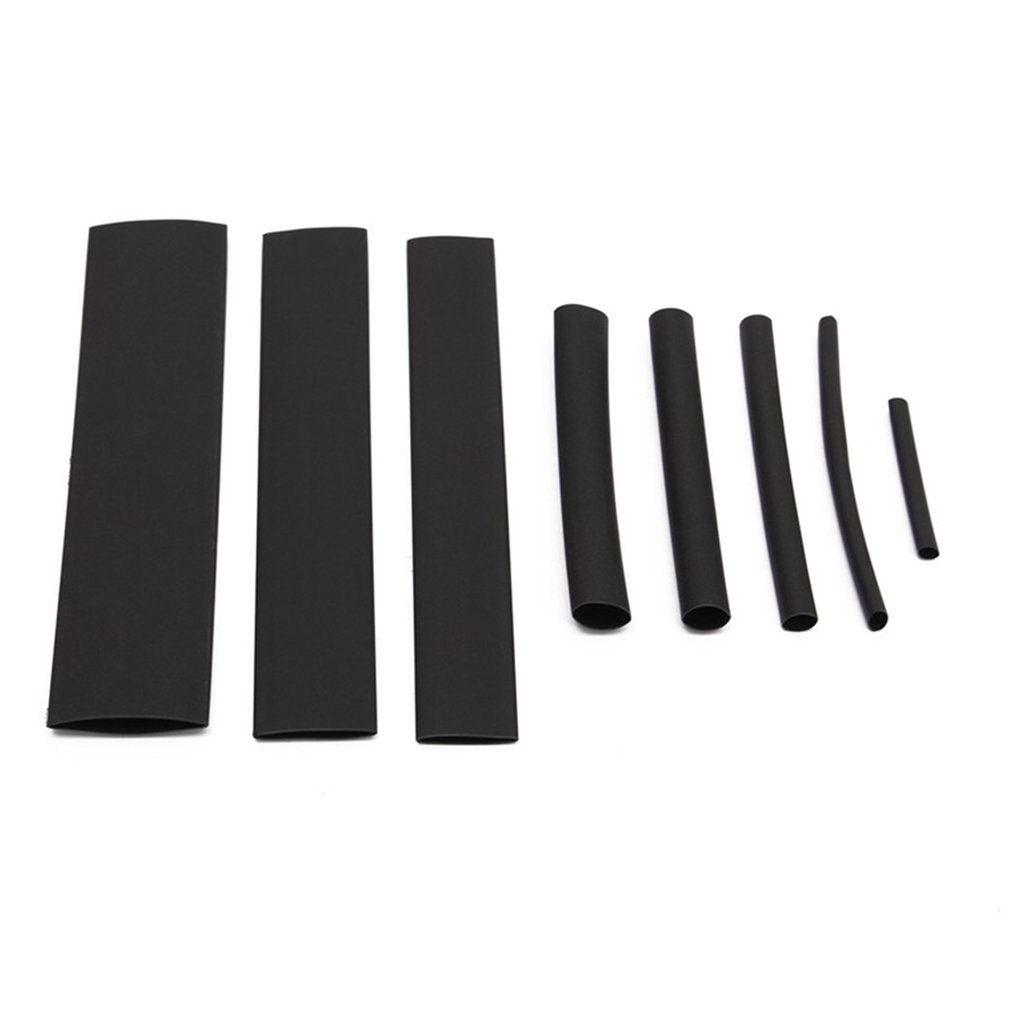 sourcing map Krimpkous 120mm diameter. 191mm platte breedte 2:1 verhouding kabelhuls 1m zwart sourcing map Krimpkous 120mm diameter. 191mm platte breedte 2:1 verhouding kabelhuls 1m zwart