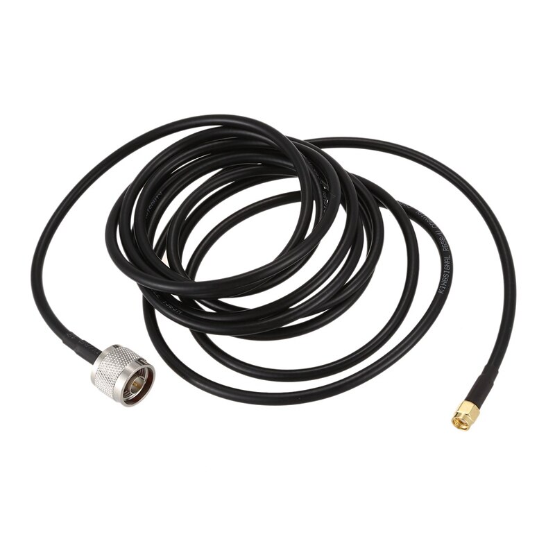 ! Cable Pigtail RG58 para antena wifi, conector macho a RP-SMA, hembra, 3m/10 pies, color dorado