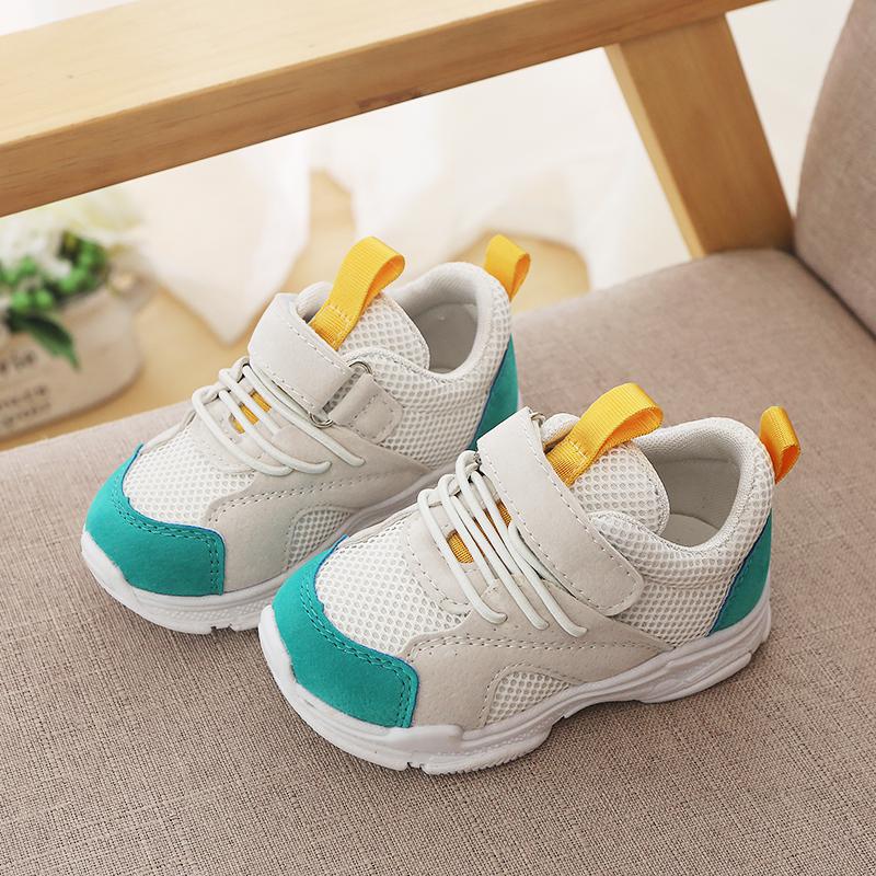 Kinderen schoenen Jongens Meisjes Mesh Ademend Rubber Sport Sneakers Loopschoenen Size22/23/24/25/26 /27: W / 3