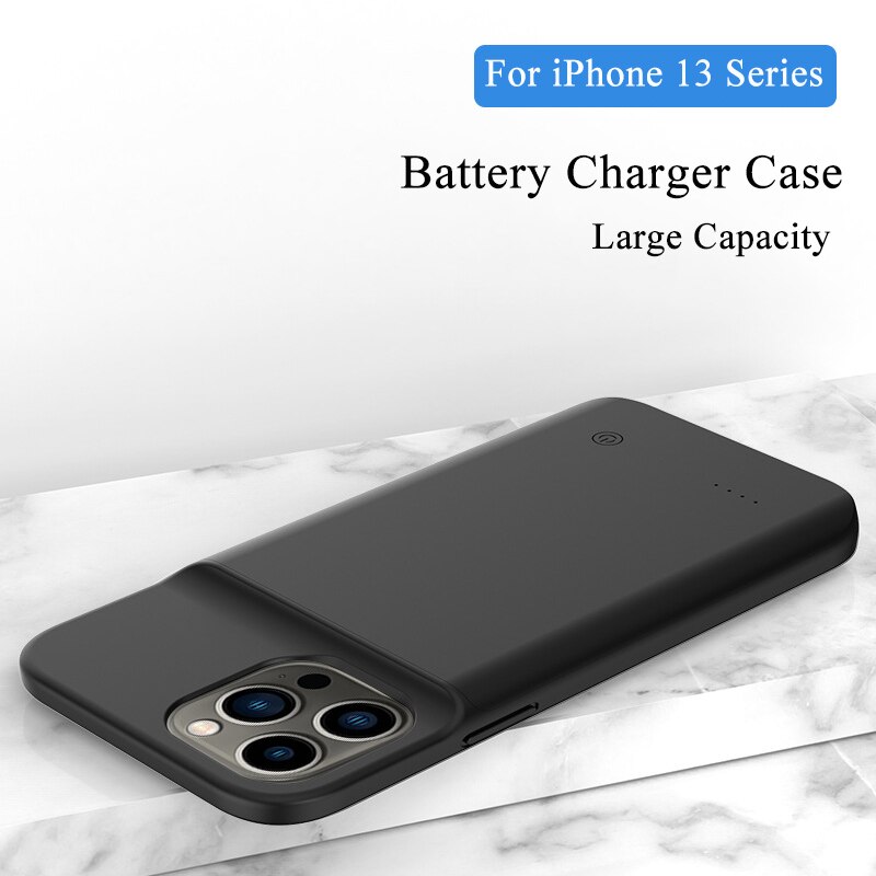 Cargador de batería portátil de 6800mAh para iPhone 13 Pro 13 Pro Max, funda de carga de batería externa, Powerbank para iPhone 13 Mini