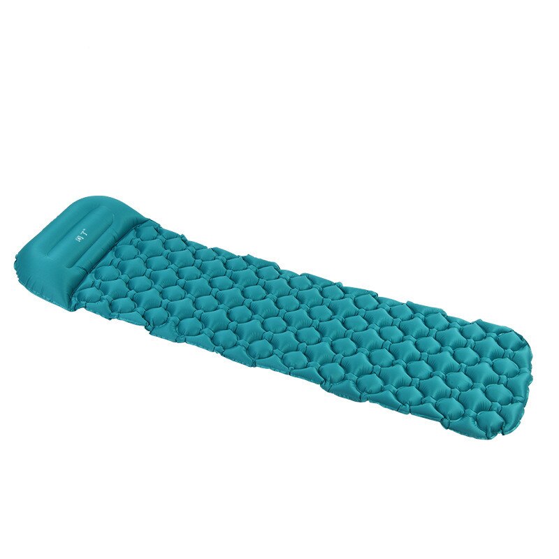 TPU Moisture-Proof Massage Inflatable Cushion Car Outdoor Inflatable Cushion Camping Air Bed Ultra Light Portable Inflatable: Blue