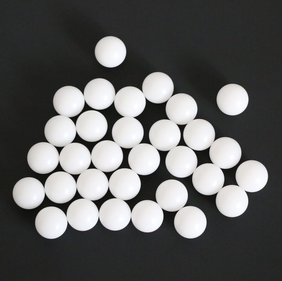 15mm 50pcs Delrin Polyoxymethyleen (POM)/Celcon Plastic Effen Ballen voor Afsluiter component, lager toepassing