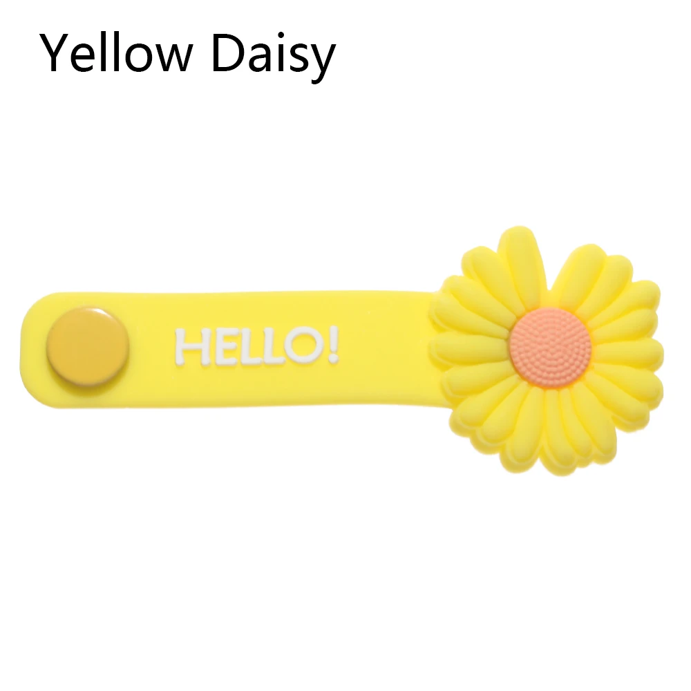 Silikon Kabel Wickler Kabel Organizer Lesezeichen Daten Linie Schutz Clip Multi-funktion Obst Blume Wickler Kopfhörer Lagerung: Grau