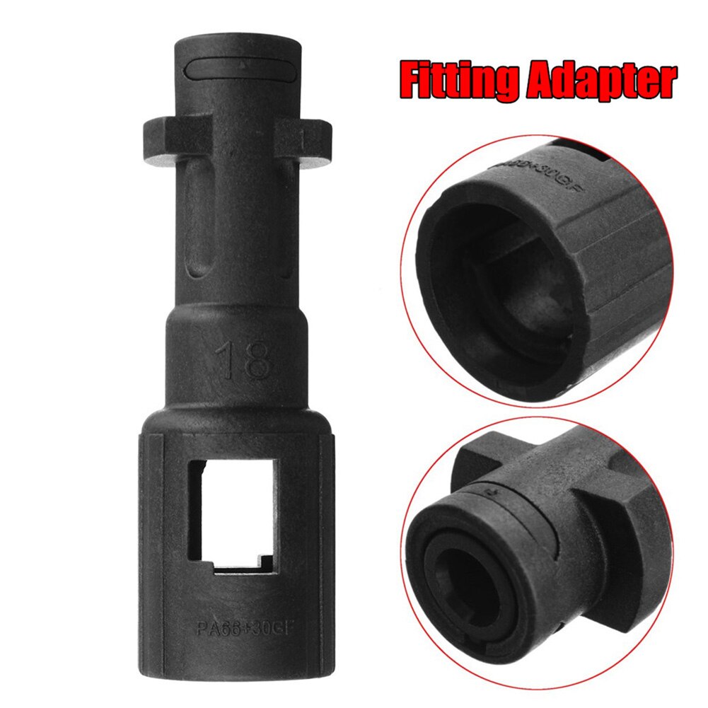 Hoge druk aansluiting duurzame auto bajonetsluiting thuis vloer schuimgenerator converter gereedschap wasmachine adapter voor karcher  k2 k7