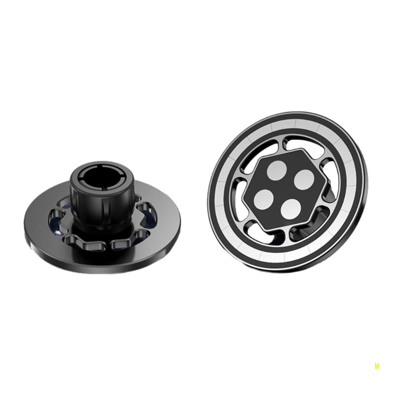 Base montaje para coche para bola articulada 17mm diámetro para teléfono 15 14 13 soporte magnético F19E: YELLOW
