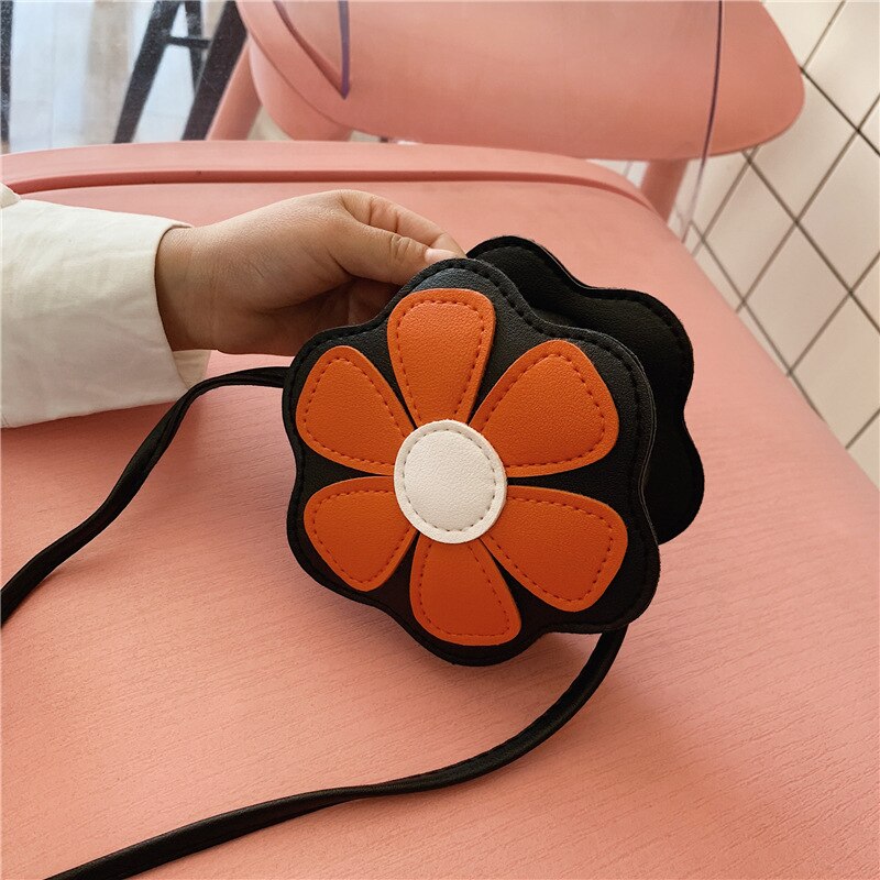 Neue Kunst Und Weise Nette Kleinkind freundlicher Mädchen Blume Schulter Handtasche Tote Geldbörse Umhängetaschen freundlicher Geldbörsen und Handtaschen Mini Crossbody