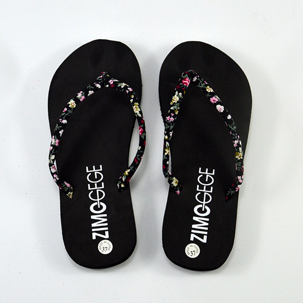Vrouwen Zomer Mode Slaapkamer Slippers Bloemen Spons Cake Antislip Flip-Flops Sandalen Schoenen Pantuflas De Mujer # @ A30