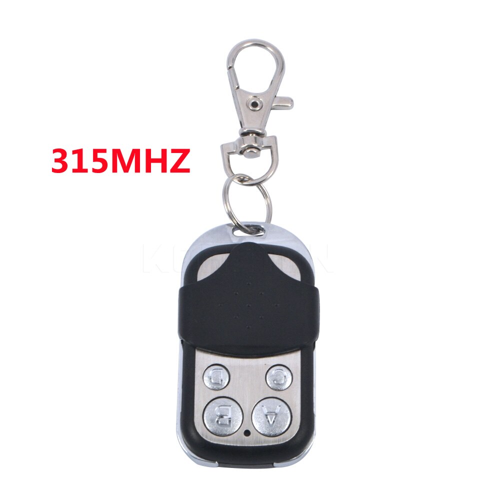 Kebidu 433Mhz 315MHZ 330mhz Wireless Remote Control 4 Channel Cloning Garage Gate Door Opener Electric Remote Control Duplicator: 315MHZ