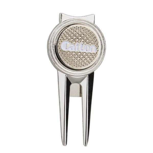 1 stk golf reparation værktøj golf divot reparation værktøj magnet med golf markør nøglering liner clips forsendelse