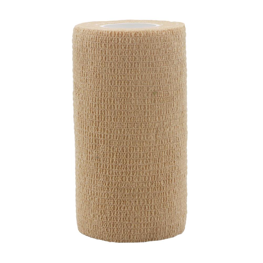 Fitness Team Sports Protection Elastic Bandage Color Nonwoven Fabric Self-Adhesive Elastic Bandage: Skin Color / L