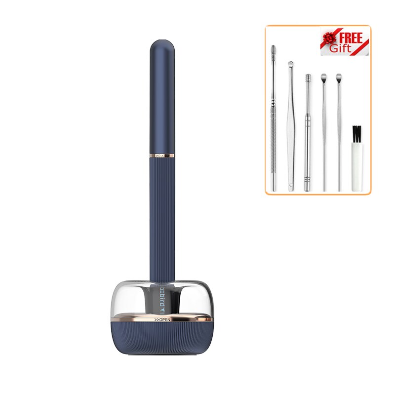 Xiaomi-endoscopio inteligente Bebird Note 3, endoscopio de alta precisión de 100W, Mini cámara, otoscopio, boroscopio, herramienta para la oreja: Blue add Accessories