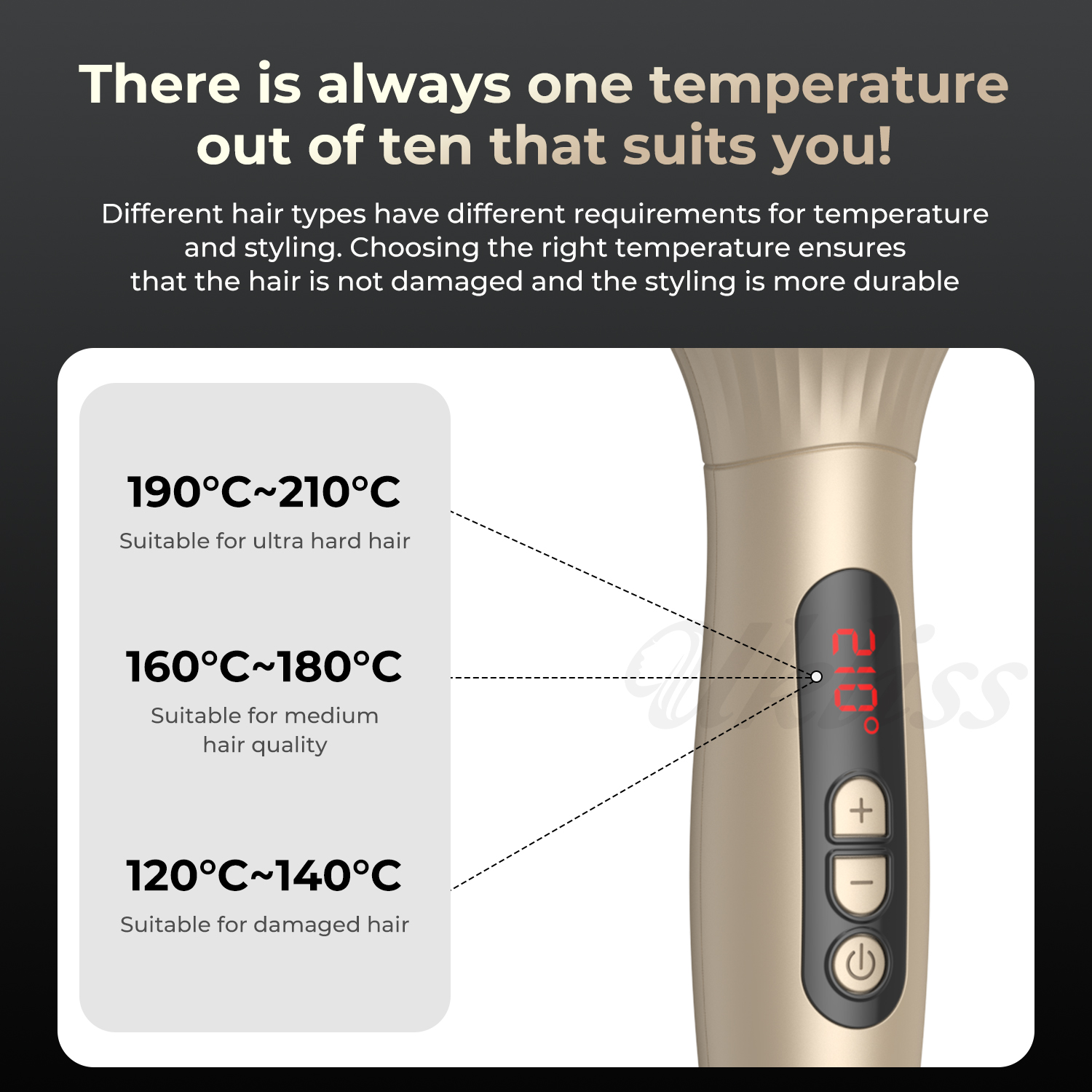 1,5 inch thermische borstel 10 temps krulborstel verwarmde krultang dubbele PTC keramische krultang volumeborstel kam