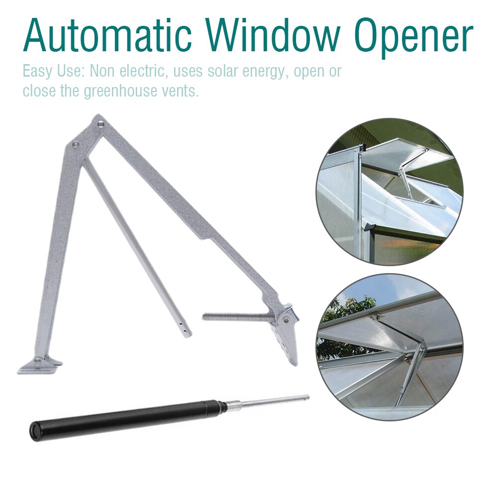 Temperature Control Automatic Greenhouse Window Opener Garden Tool Metal Heat Sensitive Roof Portable Vent Agriculture Home