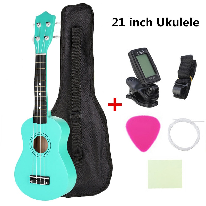 21 inch Ukulele Soprano 4 Strings Hawaiian Guitar Basswood Guitar Uke Kids Stringed Musical Instruments for Music Beginner
