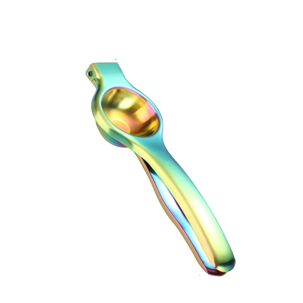 Stainless Steel Press Lemon Lime Orange Juicer Citrus Lemon Juicer Kitchen Bar Food Processor Gadget Handmade Tool #BL4: Multicolor 