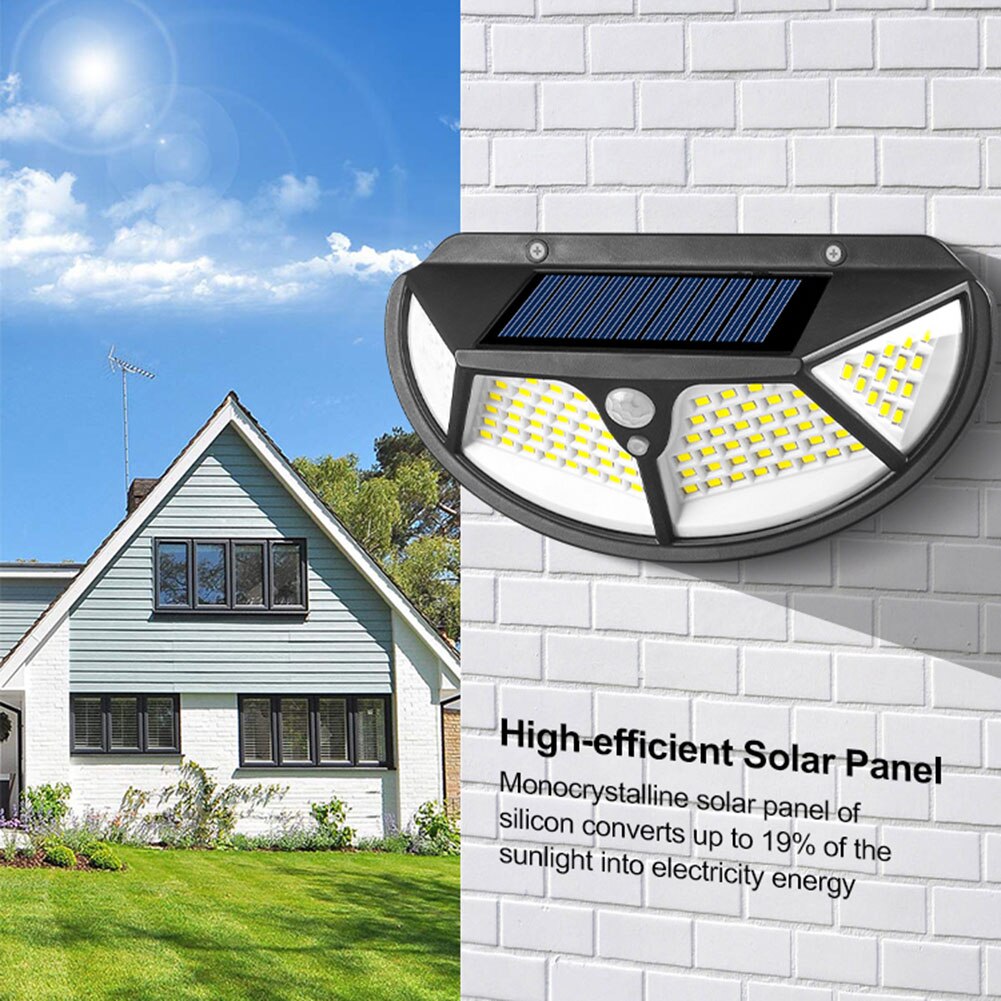Practical Solar Light Outdoor Solar Lamp Multi-functional Durable Sunlight Waterproof PIR Motion Sensor Streetlight