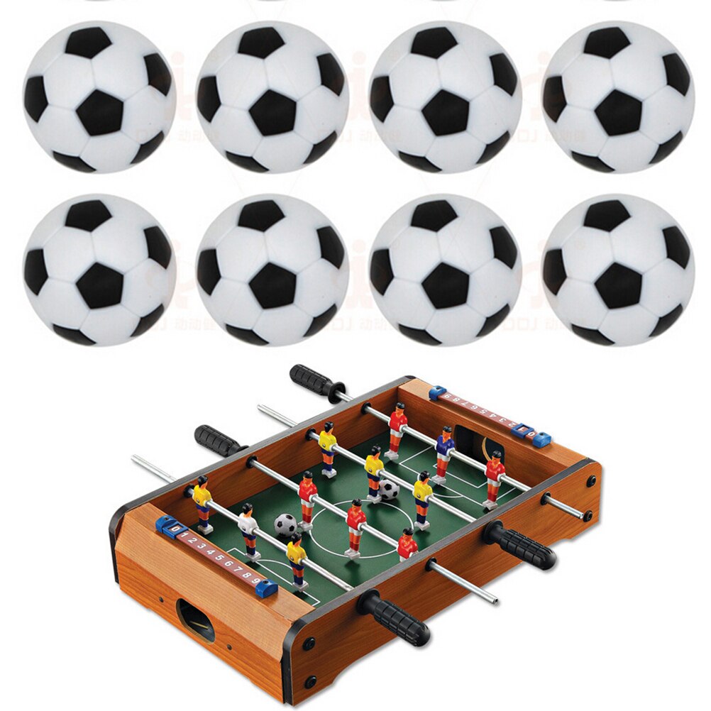 10 stk/sæt dia 32mm plastfodbold bordfodbold fodbold fodbold fodbold fussball sport rund indendørs spil