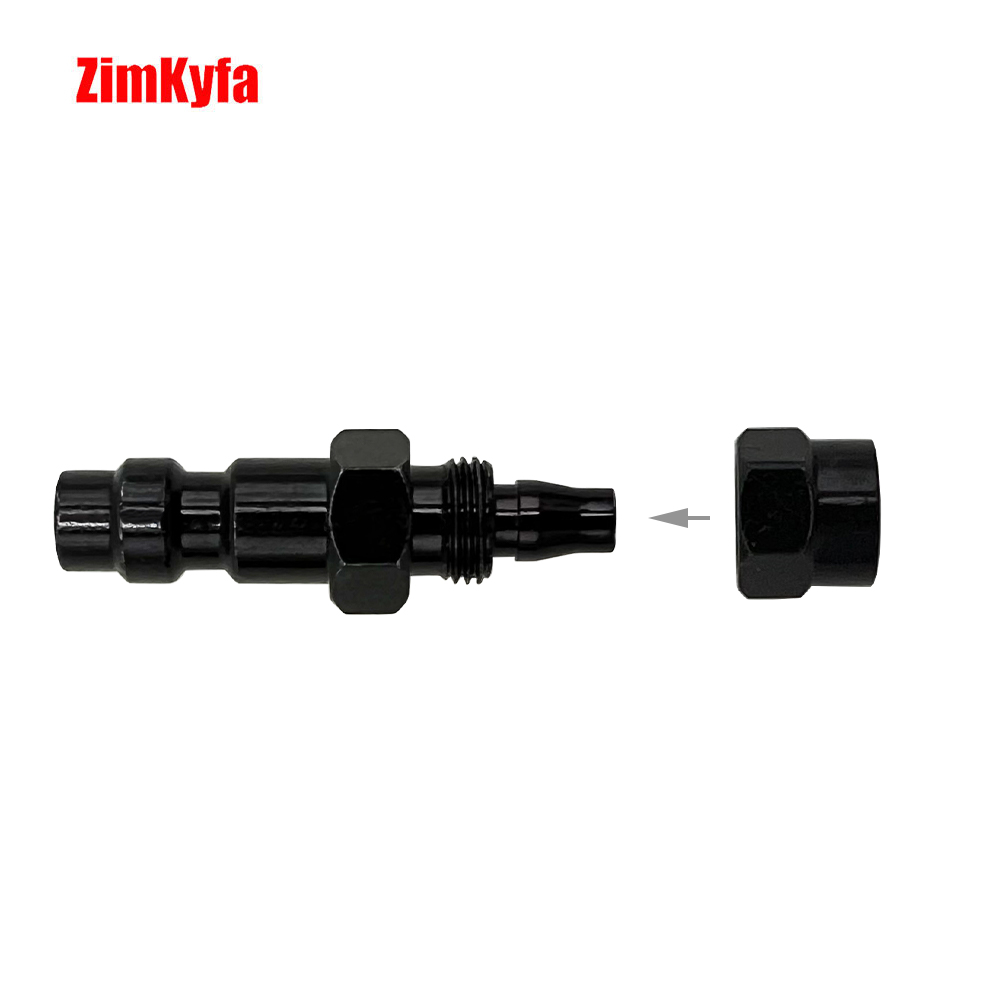 HPA US Foster BLACK 23-2/2302 conector de desconexión rápida a manguera OD de 6MM-6,35 MM para herramienta de aire