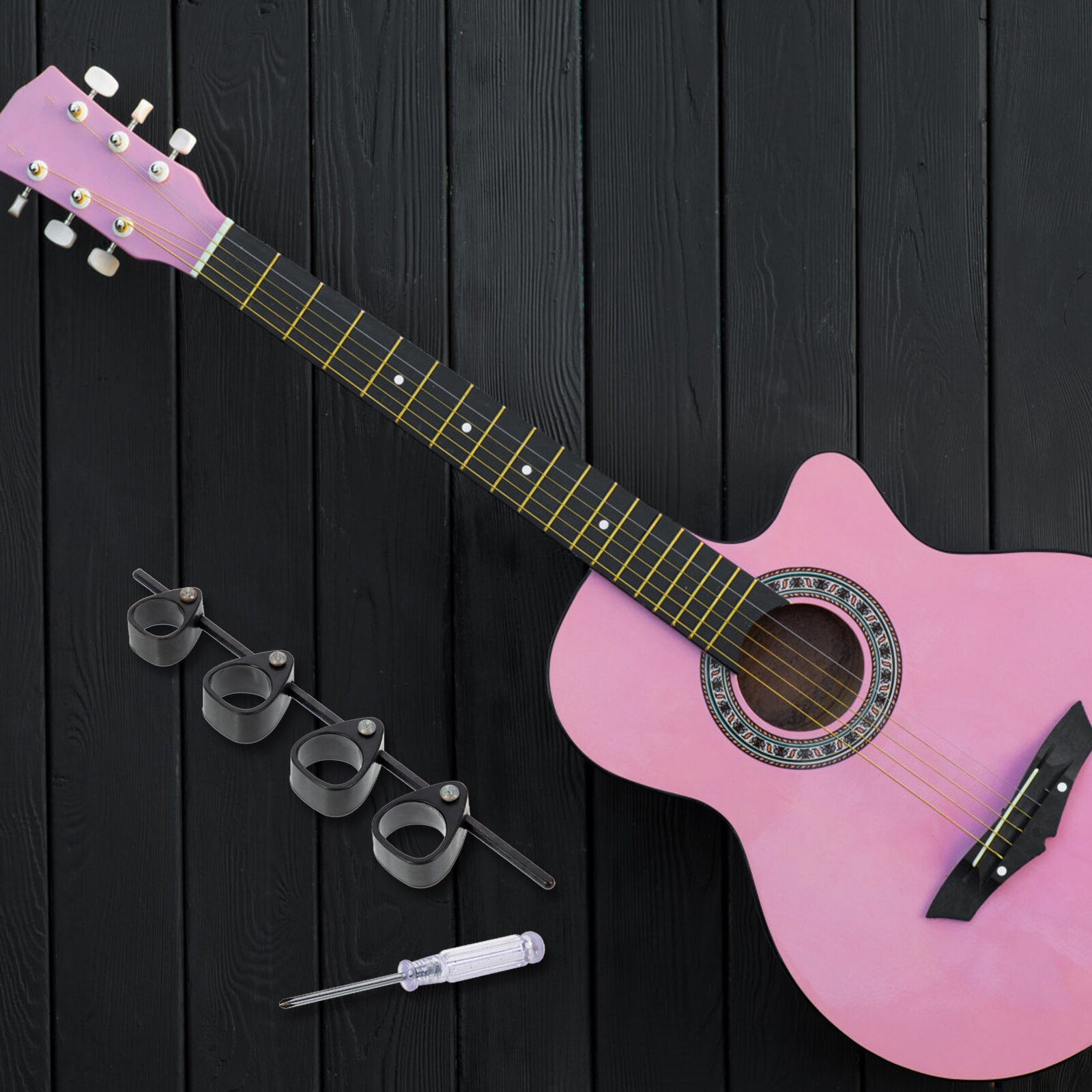 1Set Guitar Piano Finger Expander Practice Finger Stretcher Universal Finger Exerciser