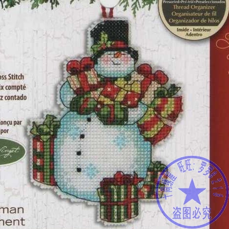 Top Mooie Verkoop Telpatroon Sneeuwpop Jingle Bells Kerstboom Ornament Ornamenten Dim 08896