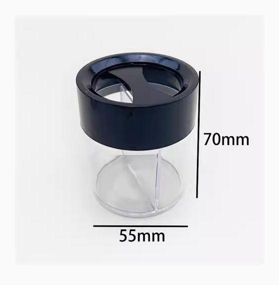 Paperclips Box For Office Clips Metal Paper Clip Holder Desk Clips Holder Magnetic Clips Dispenser Clip Container Desk Organizer: PURPLE