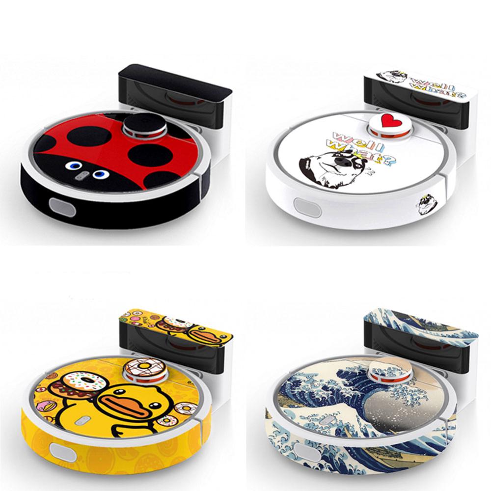 8 stile schick Nette Karikatur Schutz Aufkleber für Xiaomi Mi Roboter Staubsauger Staubdicht Aufkleber Verschönerung Zubehör